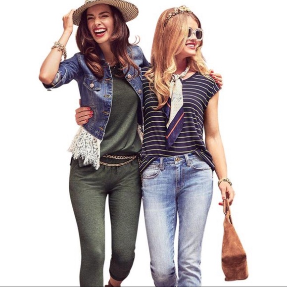 CAbi Dakota Denim Jean Jacket w/ removable lace - Picture 1 of 10